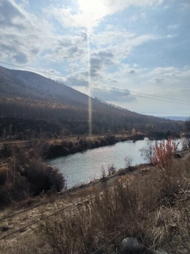 Однодневный поход учащихся кружка "Юные туристы-краеведы" в посёлок/ущелье Ак-Тюз